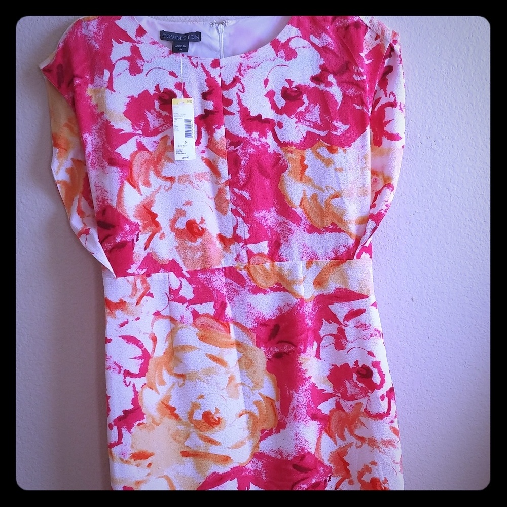 Colorful short dress.